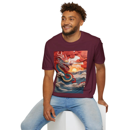 Stormbound Dragon Garment-Dyed T-shirt Softstyle T-Shirt