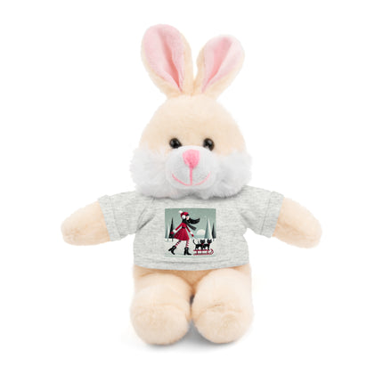 Red Sled & Curious Cats Stuffed Animals with Tee