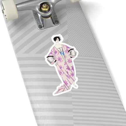 Hesitation–Déshabillé (Hesitation) by Charles Martin Kiss-Cut Stickers (4 Sizes)
