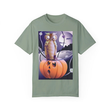 The Startled Pumpkin Unisex Garment-Dyed T-shirt