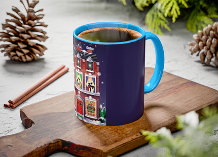 A Christmas Eve Celebration Colorful Mugs (11oz, 15oz)