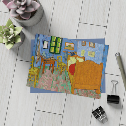 The Bedroom by Vincent van Gogh Postcards (envelopes included) - Bundles of 10, 30, 50 Pieces