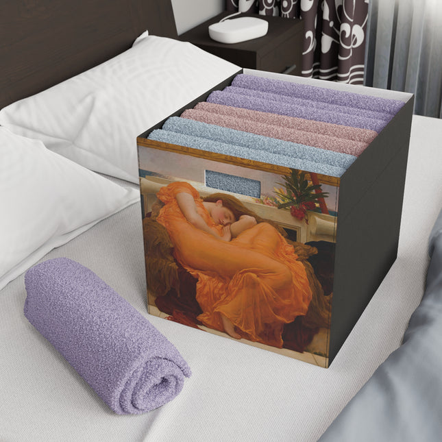 Flaming June by Frederic Leighton Felt Storage Box