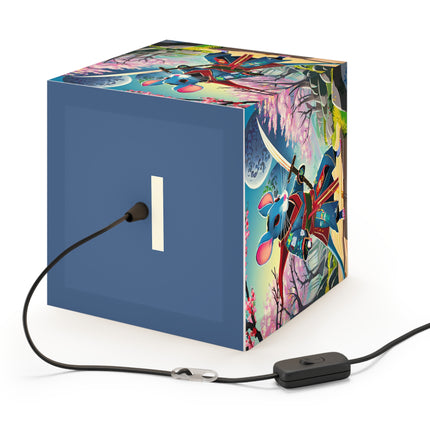 Cyber Samurai Rat Light Cube Lamp