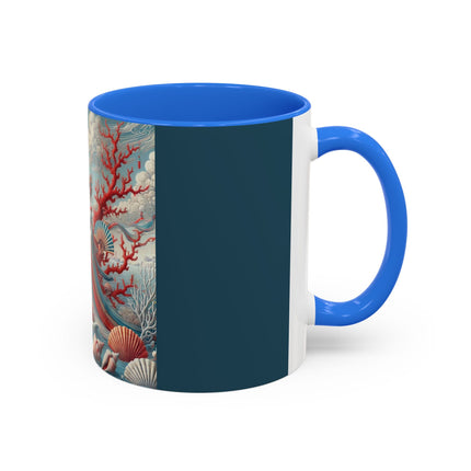 Ladies by the Quiet Sea Colorful Mugs (11oz, 15oz)