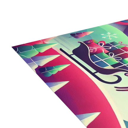 Festive Reindeer Flight Postcard Bundles (envelopes included)