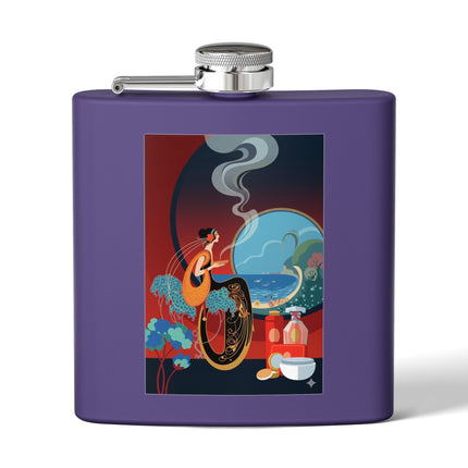Golden Day Serenade Stainless Steel Flask – Elegant Harmony & Sunlit Grace
