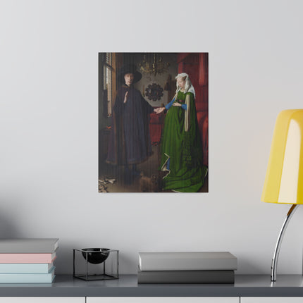 Arnolfini Portrait by Jan Van Eyck Matte Canvas, Stretched, 0.75"