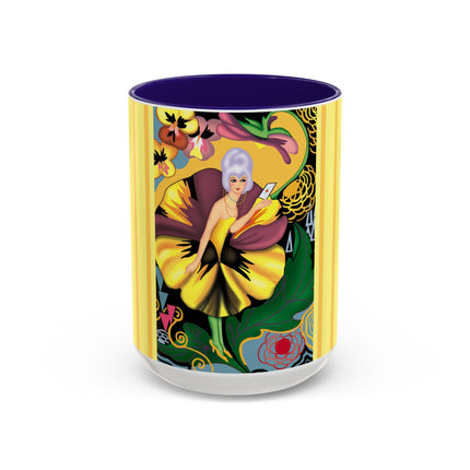 Enchanted Pansy Elegance Colorful Mugs (11oz, 15oz)