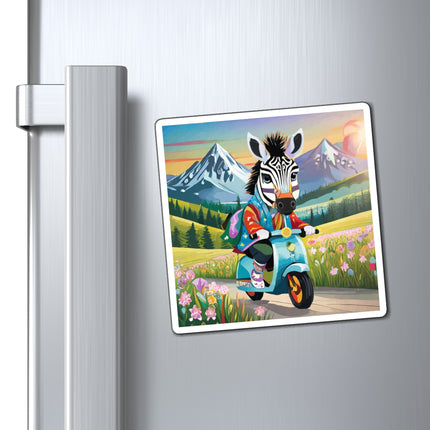 Stripes on Wheels Magnet (3 Sizes)