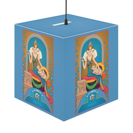 April & Diamond Zodiac Light Cube Lamp