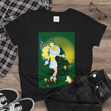 The Enchanted Encounter Women's Midweight Cotton Tee