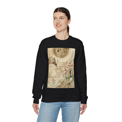 Sur talons rouges (On Red Heels) pl 01 by Gerda Wegener Heavy Blend™ Crewneck Sweatshirt