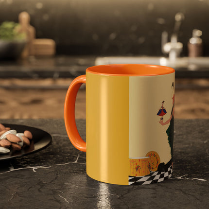 The Marionette Colorful Mugs – Theatrical Glamour & Cabaret Elegance