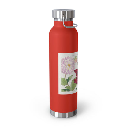 Dahlia by Tanigami Kônan Copper Vacuum Insulated Bottle, 22oz