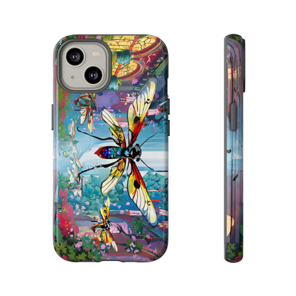 Neon Swarm Phone Cases