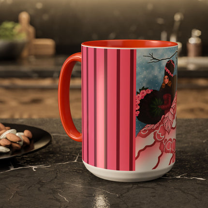 Winter Rose Empress Colorful Mugs (11oz, 15oz)