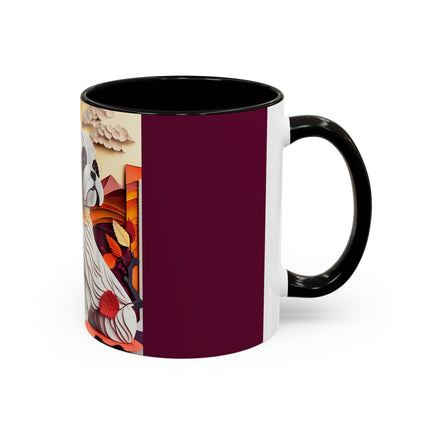 Shih Tzu at an Autumn Colorful Mugs (11oz, 15oz)