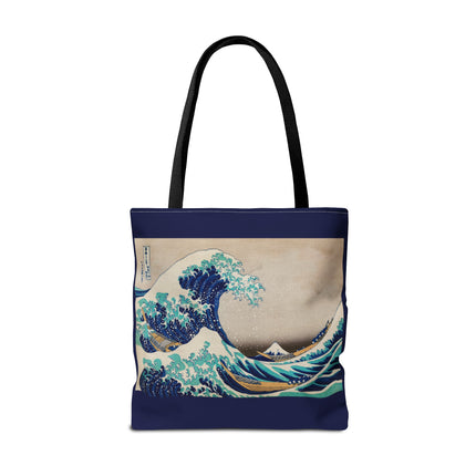 The Great Wave off Kanagawa by Katsushika Hokusai Tote Bag (AOP)