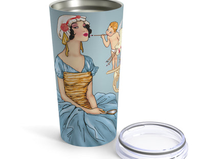 The Enchanting Painter: A Fairy's Artistic Touch Tumbler 20oz