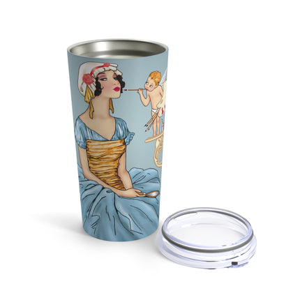 The Enchanting Painter: A Fairy's Artistic Touch Tumbler 20oz