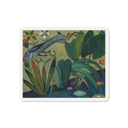 The Leap of the Rabbit by Amadeo de Souza-Cardoso Die-Cut Magnets (5 Sizes)