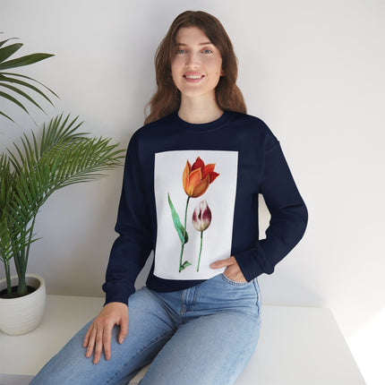 Tulip by Anselmus Boëtius de Boodt Heavy Blend™ Crewneck Sweatshirt