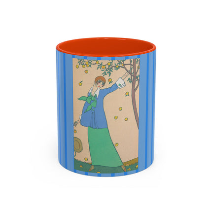 Le Verger by Georges Lepape Colorful Mugs (11oz, 15oz)