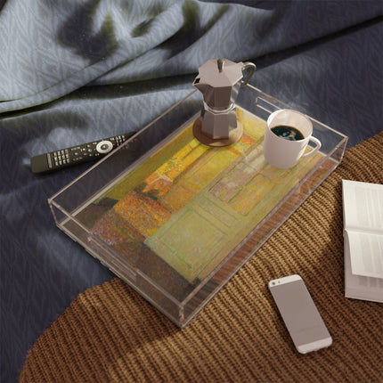 Interior, Window Light by Henri Le Sidaner Acrylic Serving Tray