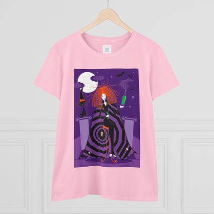 Mystic Elegance Women's Midweight Cotton Tee