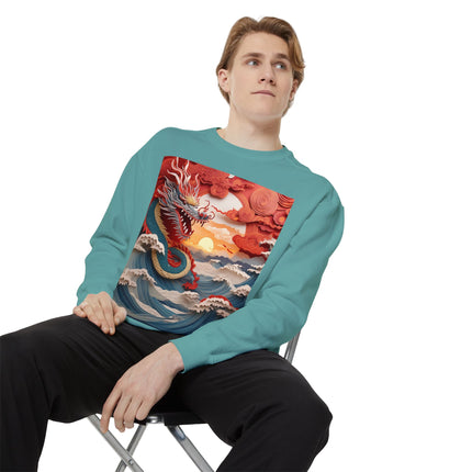 Stormbound Dragon Garment-Dyed Sweatshirt