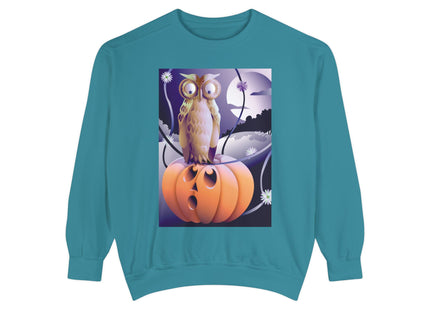 The Startled Pumpkin Unisex Garment-Dyed Sweatshirt