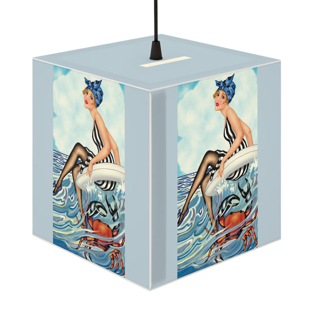 Playful Waves and Fashion Follies Light Cube Lamp