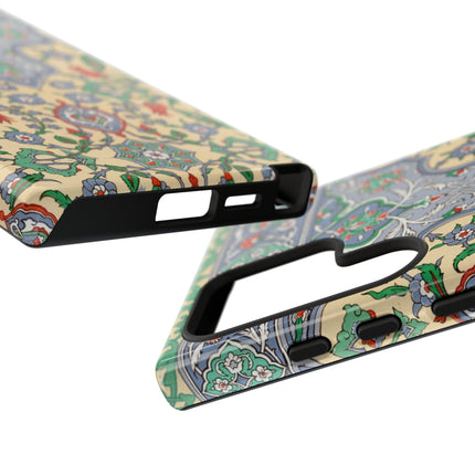 Arabic Art Pattern, Plate by Emile Prisse d’Avennes Phone Cases