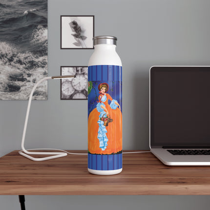 Spring Whispers Slim Water Bottle