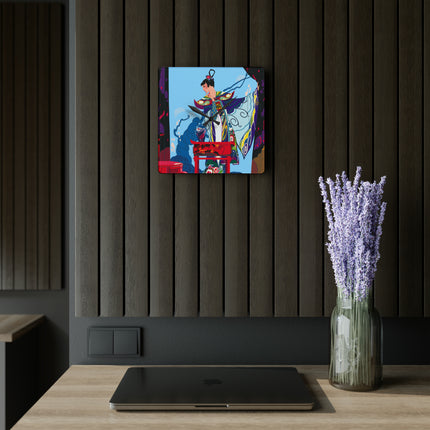A Visual Journey by Umberto Brunelleschi Acrylic Wall Clock, Round and Square