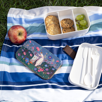 🐠🌸 The Enchanted Aquarium Garden Bento Lunch Box – Art Deco Underwater Fantasy