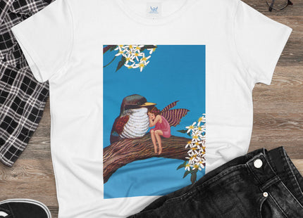 Magnolia Fairy and the Woodland Bird Cotton Tee