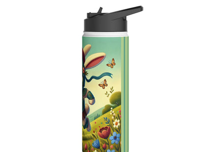 Rabbit Gladiator Stainless Steel Water Bottle, Standard Lid