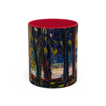 In the Park of St. Cloud by Wassily Kandinsky Colorful Mugs (11oz, 15oz)