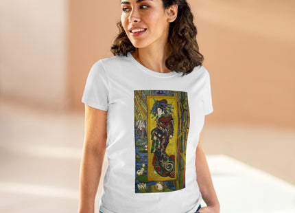 Courtesan (after Eisen) by Vincent van Gogh Women's Midweight Cotton Tee