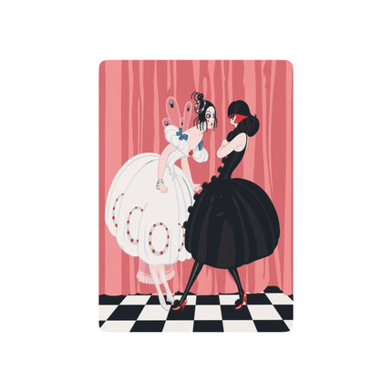 🎭🖤 The Masquerade Secret Playing Cards – Art Deco Fashion Whimsy