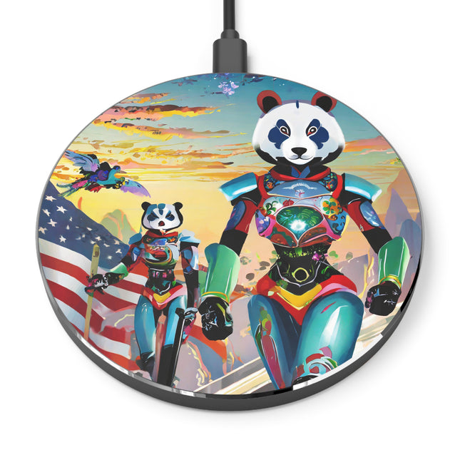 Cyber Punk Robots Wireless Charger