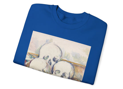 The Three Skulls by Paul Cézanne Unisex Heavy Blend™ Crewneck Sweatshirt