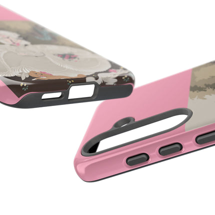 Rococo Garden Reader Phone Case – Whimsical Elegance & Timeless Charm