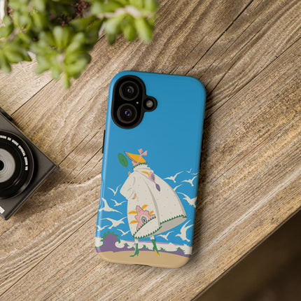 Seaside Wanderer Phone Case – Whimsical Charm & Coastal Delight