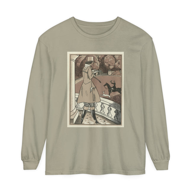 Amazone by Fernand Siméon Unisex Garment-dyed Long Sleeve T-Shirt