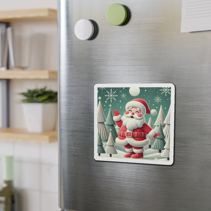 Santa's Joyful Night Die-Cut Magnets (5 Sizes)