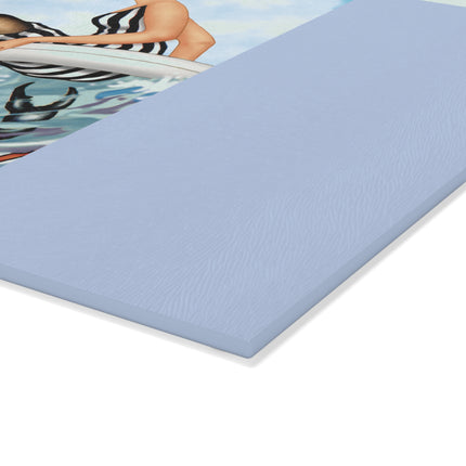 Playful Waves and Fashion Follies Glass Cutting Board
