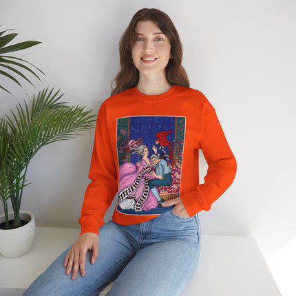 The Jealous Parrot by George Barbier Heavy Blend™ Crewneck Sweatshirt